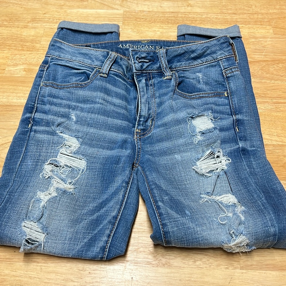 American Eagle Mid-rise jegging ankle
